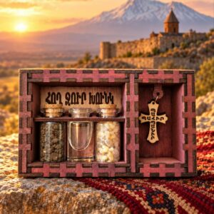 Boîte souvenir du monastère de Khor Virap